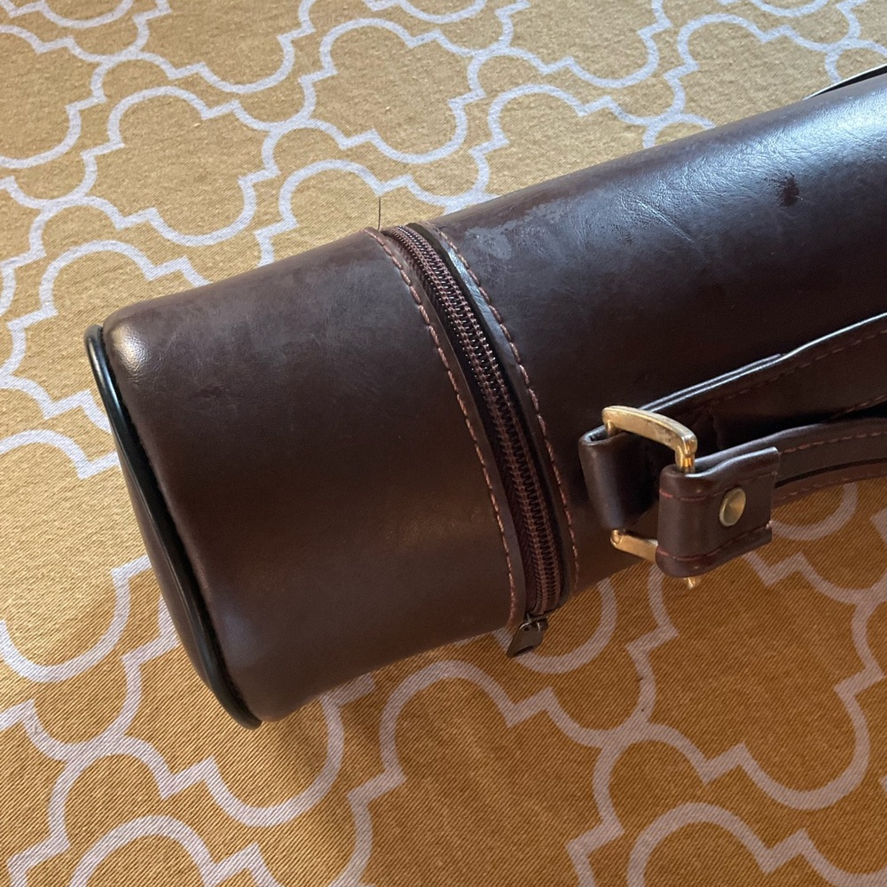 vtg ALADDIN STANLEY Thermos and Carry Case 32 Ozs Green Brown - Picture 11 of 11